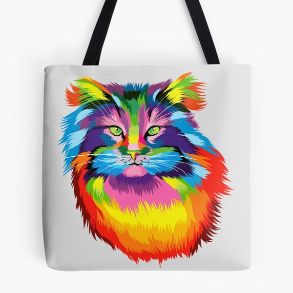 Item preview, Colorful Regal Cat designed and sold by AmmaShani.