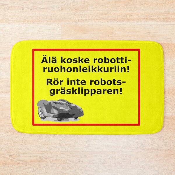 Artikelvorschau, Berühren Sie den Mähroboter nicht entworfen und verkauft von CB Photography and Design.
