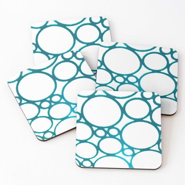 Item preview, Teal Circle Bubbles designed and sold by DirectedByBecky.