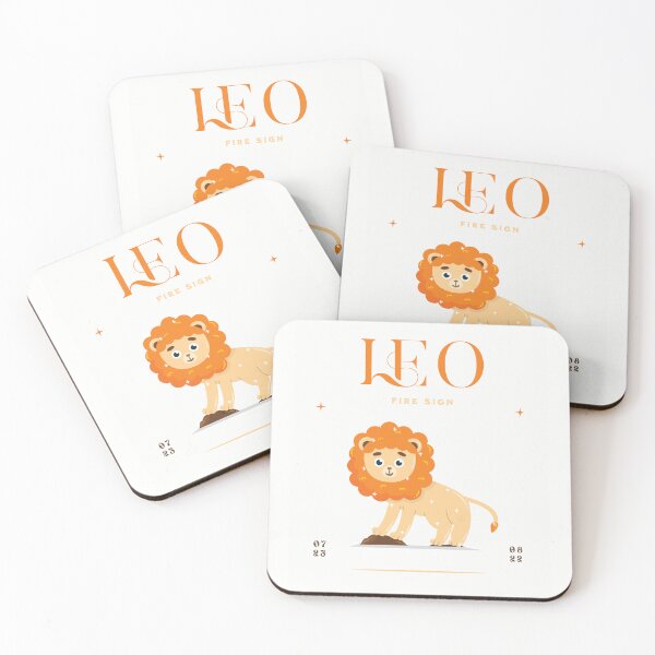 Item preview, Cute Leo Zodiac Fire Sign Kawaii Astrology Funny Horoscope Art - Cute Zodiac Sign designed and sold by CookieBoogie-RB.
