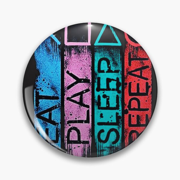 Item preview, Eat play sleep repeat designed and sold by Princ'e redbubble shop  Prince.
