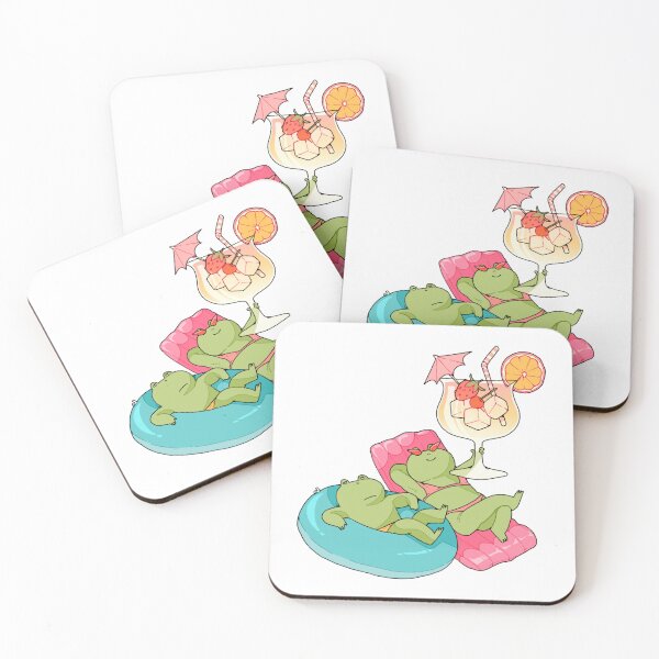 Item preview, Frog vacay  designed and sold by peachy-doodle.