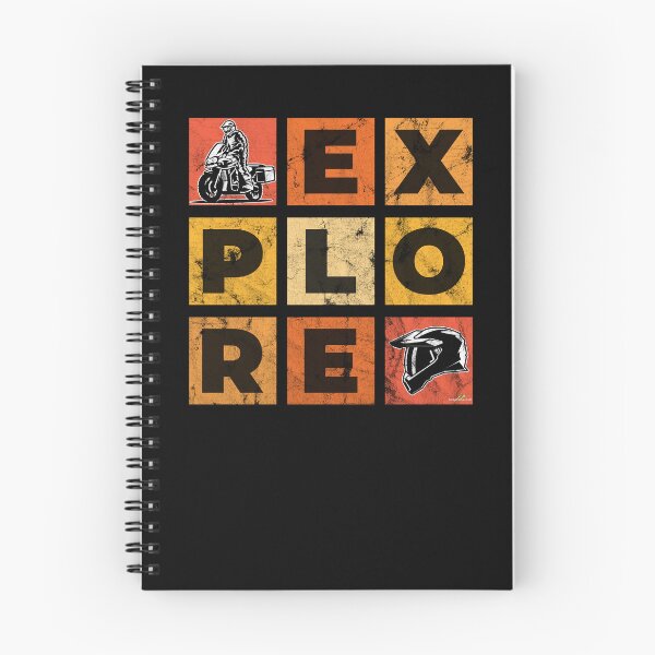 Item preview, Motorcycle Explore Adventure Sticker T-Shirt 01 designed and sold by OuterShellUK.