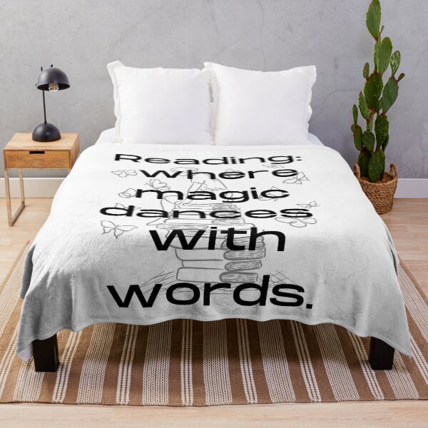Item preview, Reading - where magic dances with words designed and sold by GracefulGems.