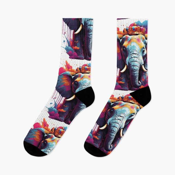 Item preview, Watercolor Elephant Ink Splash designed and sold by SoccaTamam.