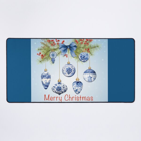 Item preview, Blue Chinoiserie Christmas B designed and sold by Jean Plout.