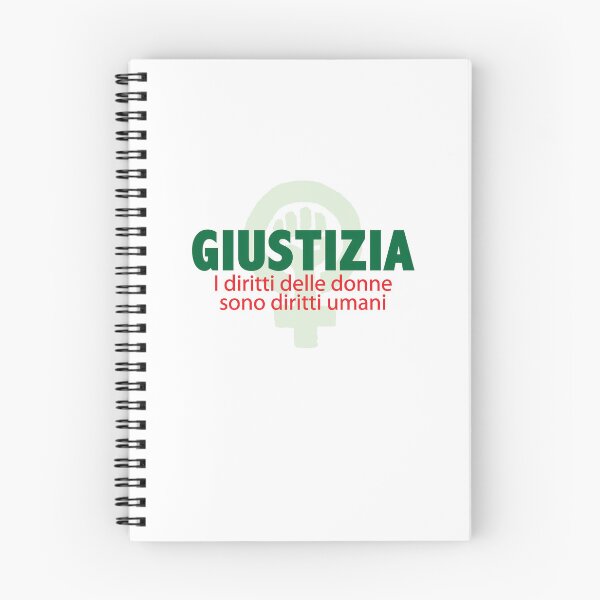 Item preview, Justice: Womens rights are human rights (Italia green)   designed and sold by ArtofDissent.