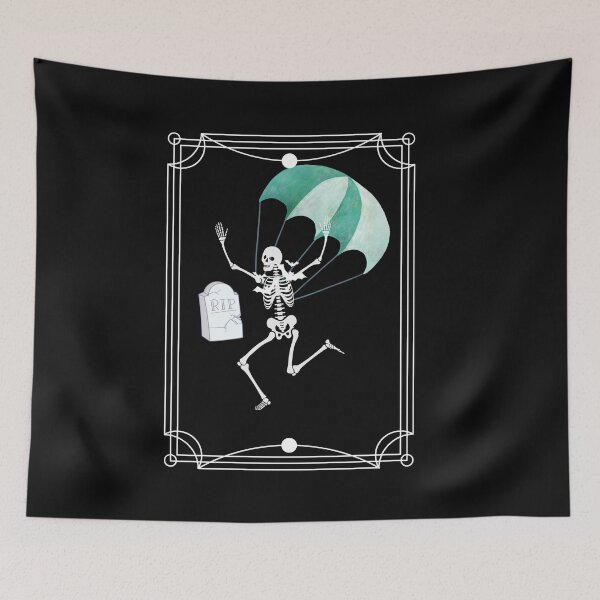 Item preview, Funny Skydiving Skeleton Halloween skull - Funny Halloween Costume  designed and sold by unique things.