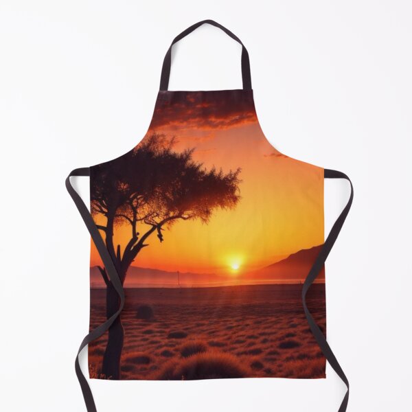 Item preview, Golden Serenity - Desert Sunset Landscape | Captivating Evening Glow designed and sold by OrangeMG.