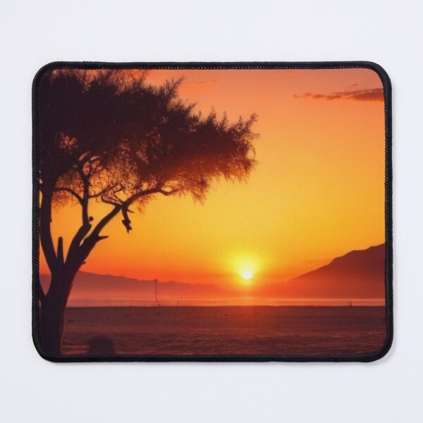 Item preview, Golden Serenity - Desert Sunset Landscape | Captivating Evening Glow designed and sold by OrangeMG.