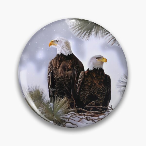 Item preview, Bald Eagles in the Snow designed and sold by CattyCornerPOD.