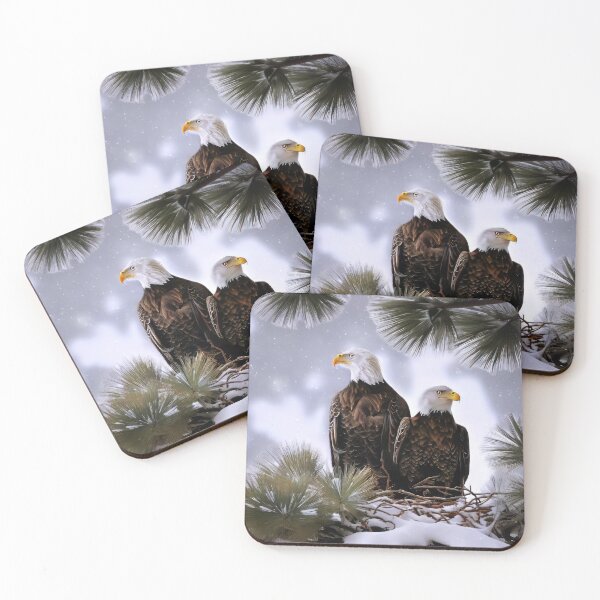 Item preview, Bald Eagles in the Snow designed and sold by CattyCornerPOD.