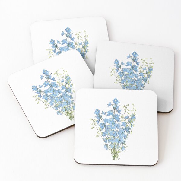 Item preview, Delphinium Flowers - Blue designed and sold by Pavnud.