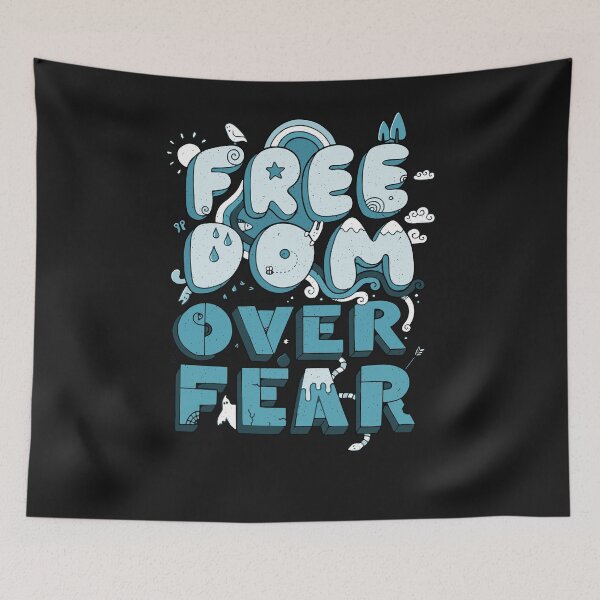 Item preview, Freedom instead of fear - Love Peace designed and sold by ChrisFeil.