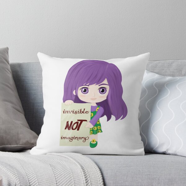 Item preview, Invisible not imaginary (hidden disability pride girl) designed and sold by Becky-Marie.