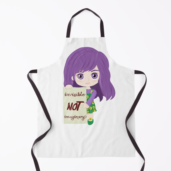 Item preview, Invisible not imaginary (hidden disability pride girl) designed and sold by Becky-Marie.