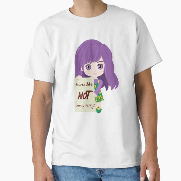 Item preview, Invisible not imaginary (hidden disability pride girl) designed and sold by Becky-Marie.