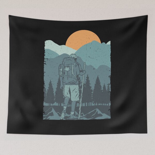 Item preview, Hiking Hiking - mountain love designed and sold by ChrisFeil.