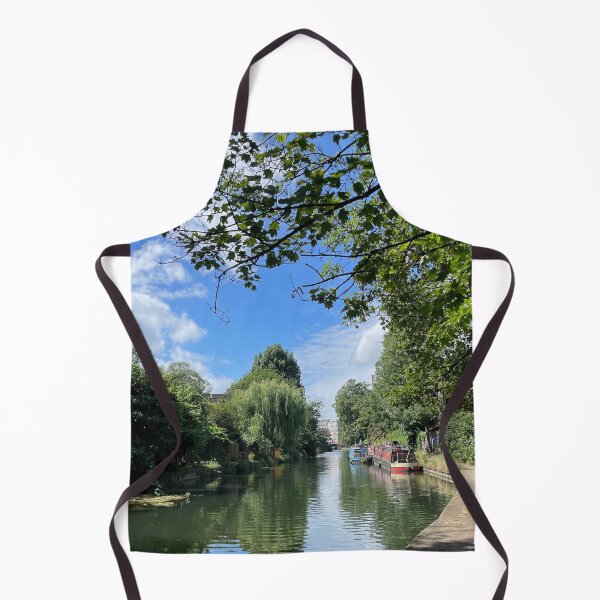 Item preview, Narrow boats on the Hertford Union Canal Victoria Park Tower Hamlets Hackney London designed and sold by NesheYx.