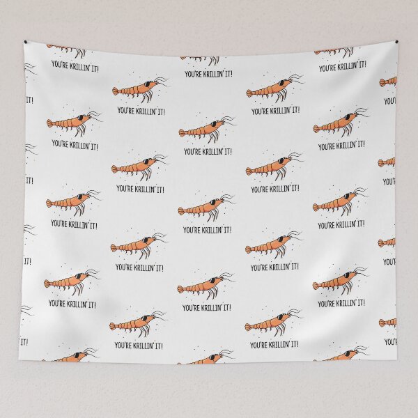 Item preview, You're Krillin It Funny Krill Puns  designed and sold by punnybone.