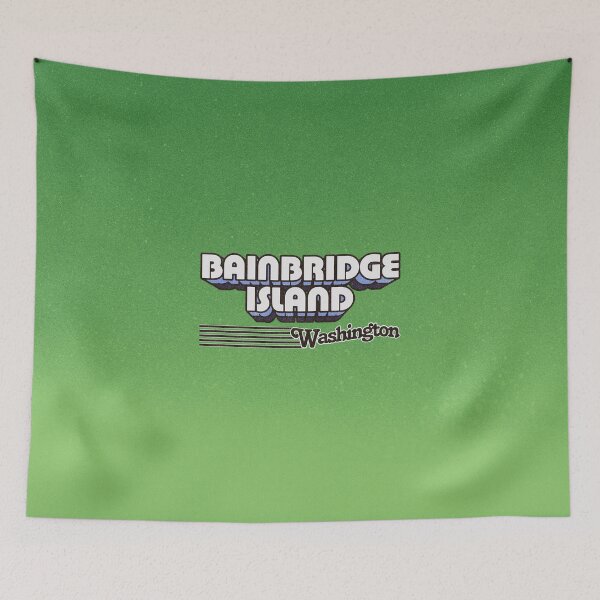 Item preview, Bainbridge Island, Washington | Retro Stripes designed and sold by retroready.