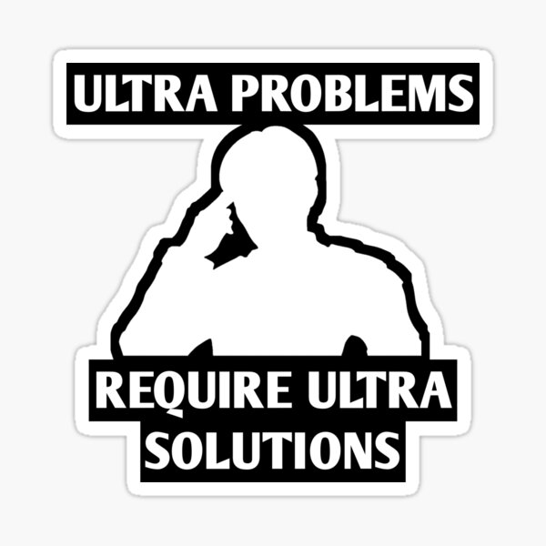 Ultra Solutions Gento W/B Sticker