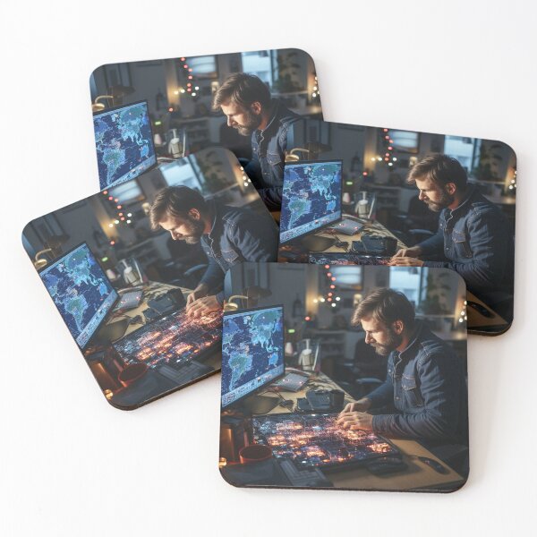 Item preview, Drone Traffic Analyst - Unmanned Aerial Traffic Analyst designed and sold by TheBrainArt.