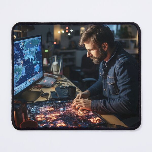 Item preview, Drone Traffic Analyst - Unmanned Aerial Traffic Analyst designed and sold by TheBrainArt.