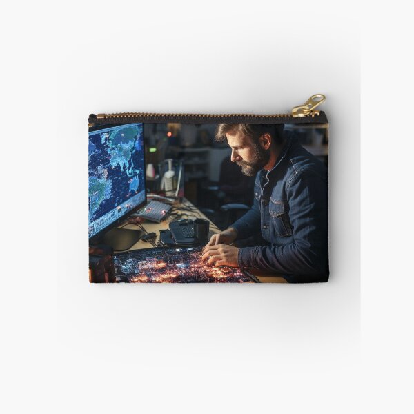 Item preview, Drone Traffic Analyst - Unmanned Aerial Traffic Analyst designed and sold by TheBrainArt.