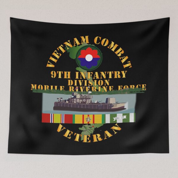 Item preview, Army - Vietnam Combat Vet w 9th Inf Div - Mobile Riverine Force w VN SVC designed and sold by Military Insignia Products.