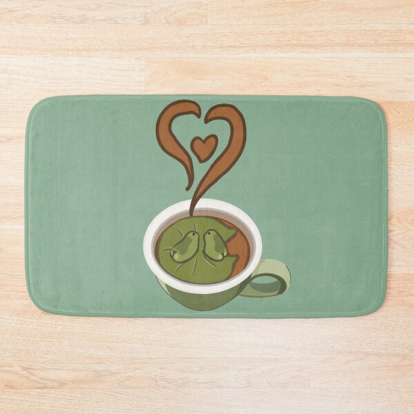 Item preview, A Whole Latte Love (Green Background) designed and sold by octopuscafe.