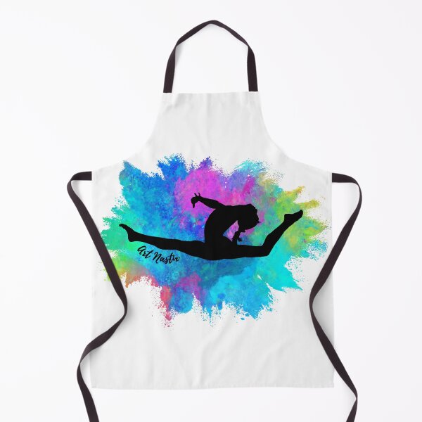 Item preview, Dancer /Gymnast Silhouette art Leap designed and sold by ArtNastix.