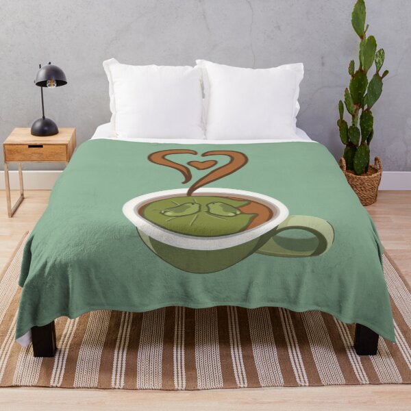 Item preview, A Whole Latte Love (Green Background) designed and sold by octopuscafe.