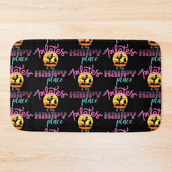 Item preview, Pilates is My Happy Place Mind Soul Body Fitness Wellness designed and sold by BunBuntheDog-.