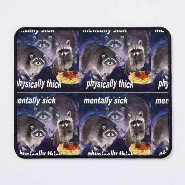 Item preview, Funny raccoon meme designed and sold by MeanBlackCat.