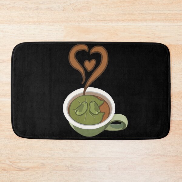 Item preview, A Whole Latte Love (Black Background) designed and sold by octopuscafe.