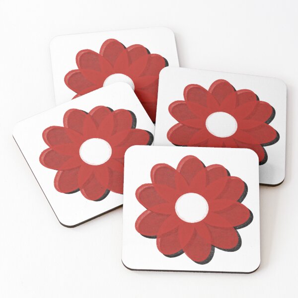 Item preview, Red and White Flower designed and sold by marching-bands.