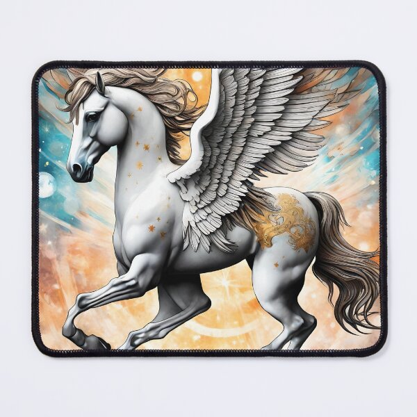 Item preview, Pegasus Flying on Solar System designed and sold by TebyArt.