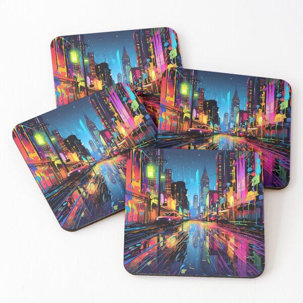 Item preview, Acid Rain: City at Night designed and sold by AncyMoon.