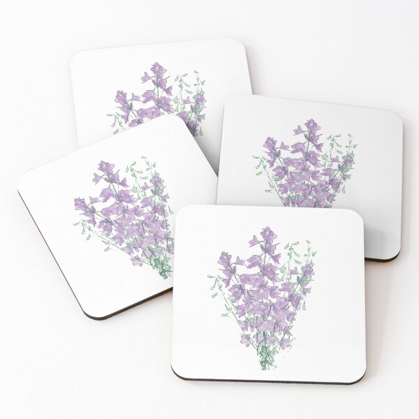 Item preview, Delphinium Flowers - Violet designed and sold by Pavnud.