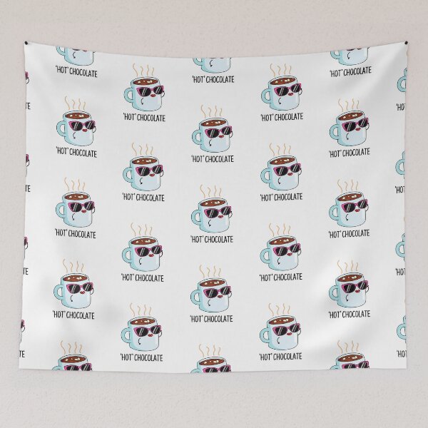 Item preview, Hot Chocolate Funny Hot Cocoa Drink Puns  designed and sold by punnybone.