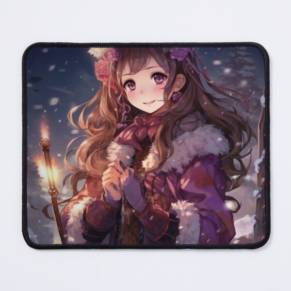 Item preview, Purple Anime Girl designed and sold by Dawn van Doorn.