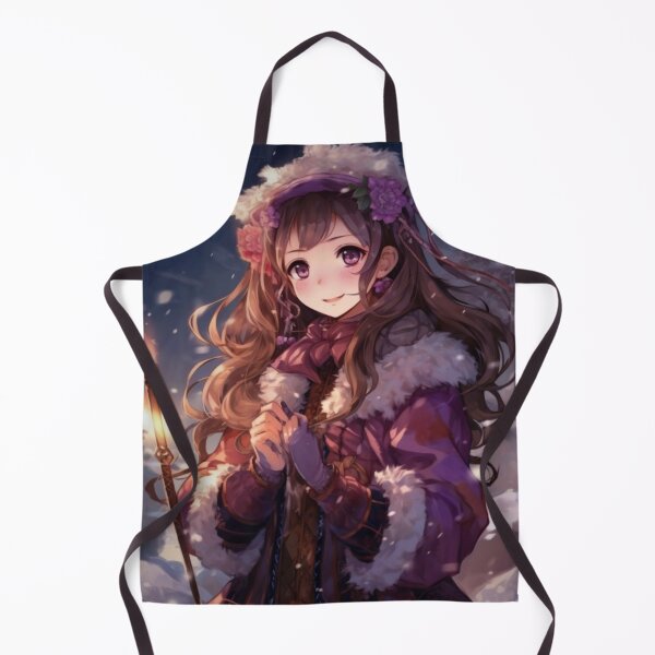 Item preview, Purple Anime Girl designed and sold by Dawn van Doorn.