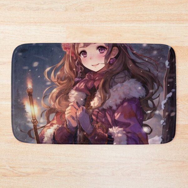 Item preview, Purple Anime Girl designed and sold by Dawn van Doorn.