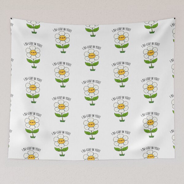 Item preview, Beleaf In Yourself Funny Plant Puns  designed and sold by punnybone.