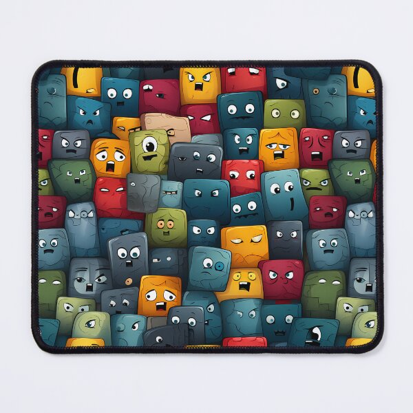 Item preview, Grumpy Emojis Pattern designed and sold by TheMerch-er.