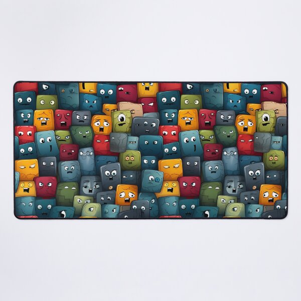 Item preview, Grumpy Emojis Pattern designed and sold by TheMerch-er.