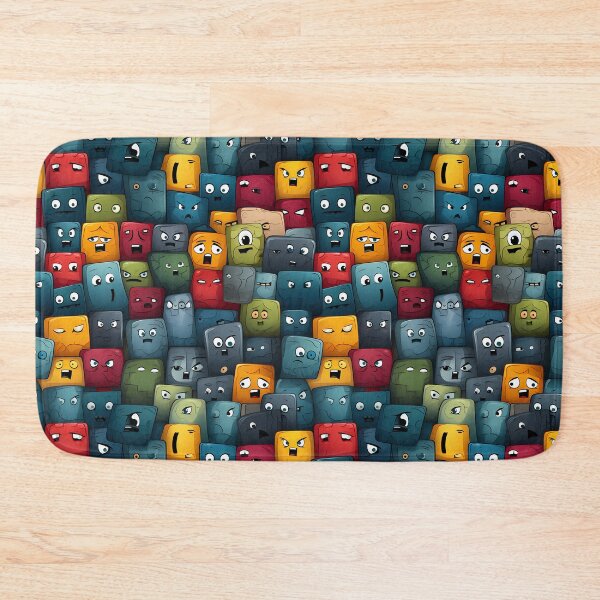 Item preview, Grumpy Emojis Pattern designed and sold by TheMerch-er.