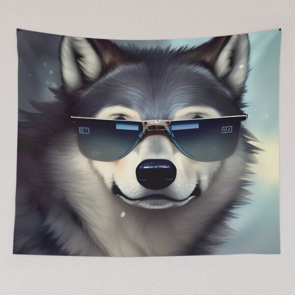 Item preview, Wolf in Sunglasses designed and sold by Planetporridge.