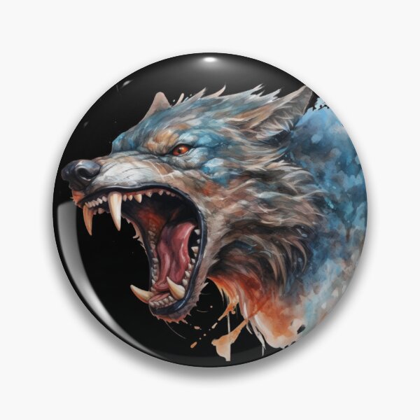 Artikelvorschau, Wikinger-Wolf entworfen und verkauft von Kuki-shop.
